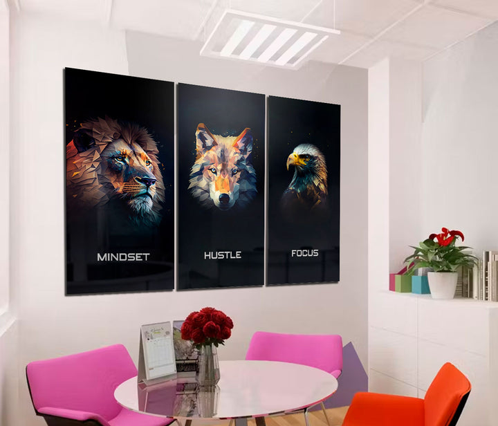 Motivational Animal Home Office Decor