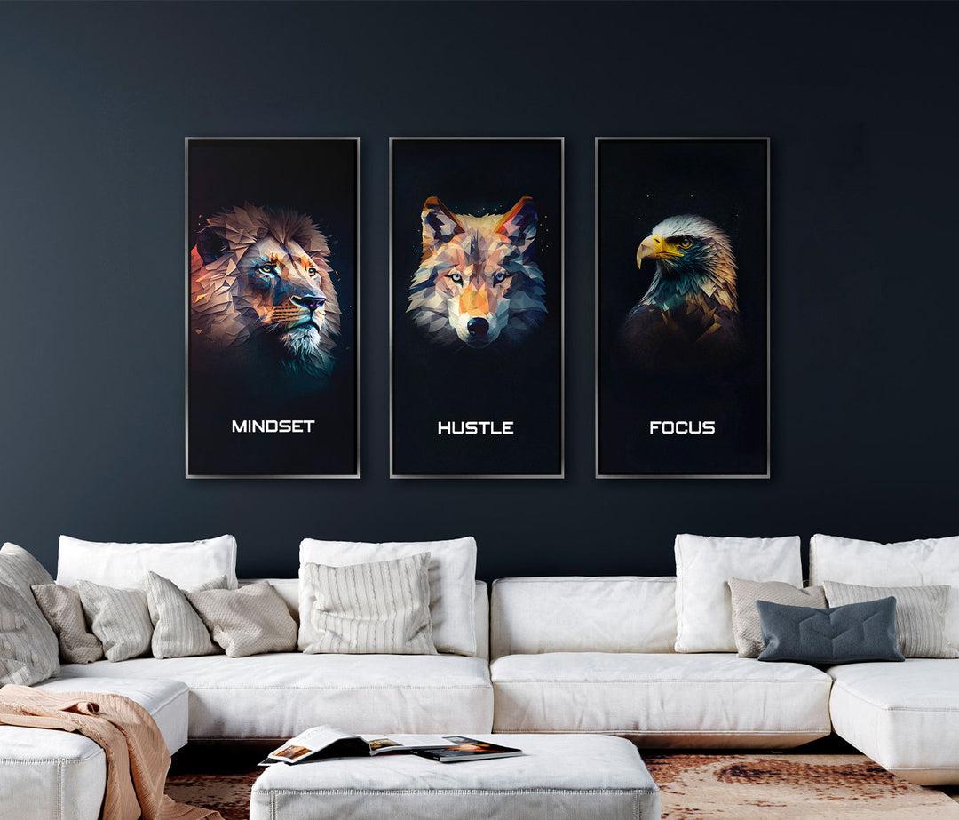 Motivational Animal Home Office Decor