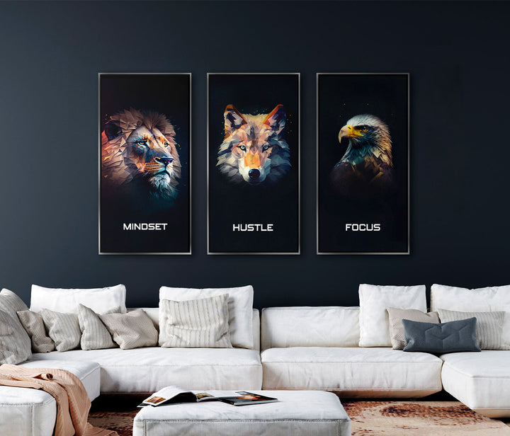 Motivational Animal Home Office Decor