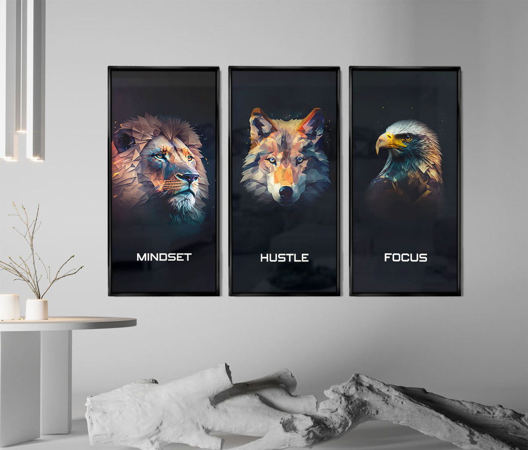 Motivational Animal Home Office Decor