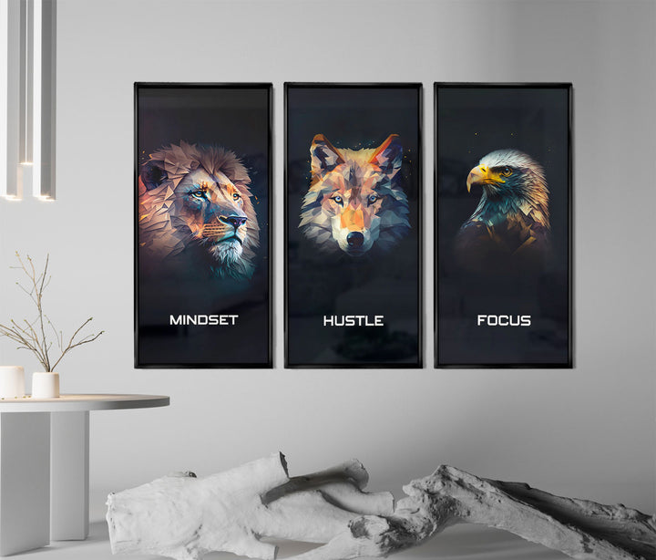 Motivational Animal Home Office Decor