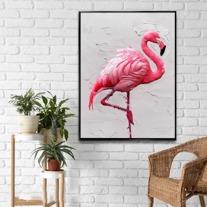 Charming Flamingo Painting