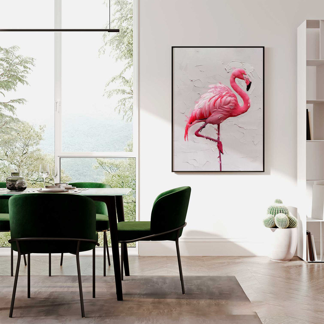 Charming Flamingo Painting