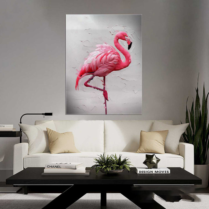 Charming Flamingo Painting