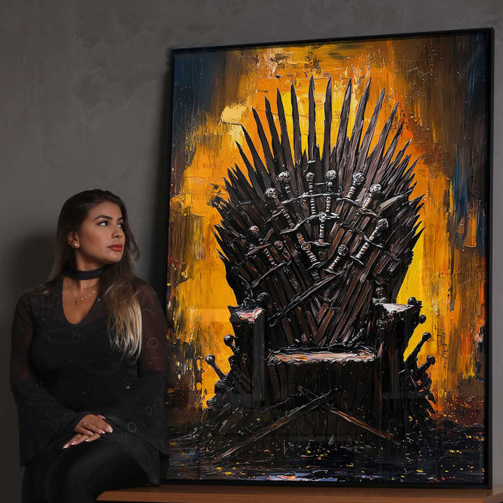 Iron Games of Throne Painting