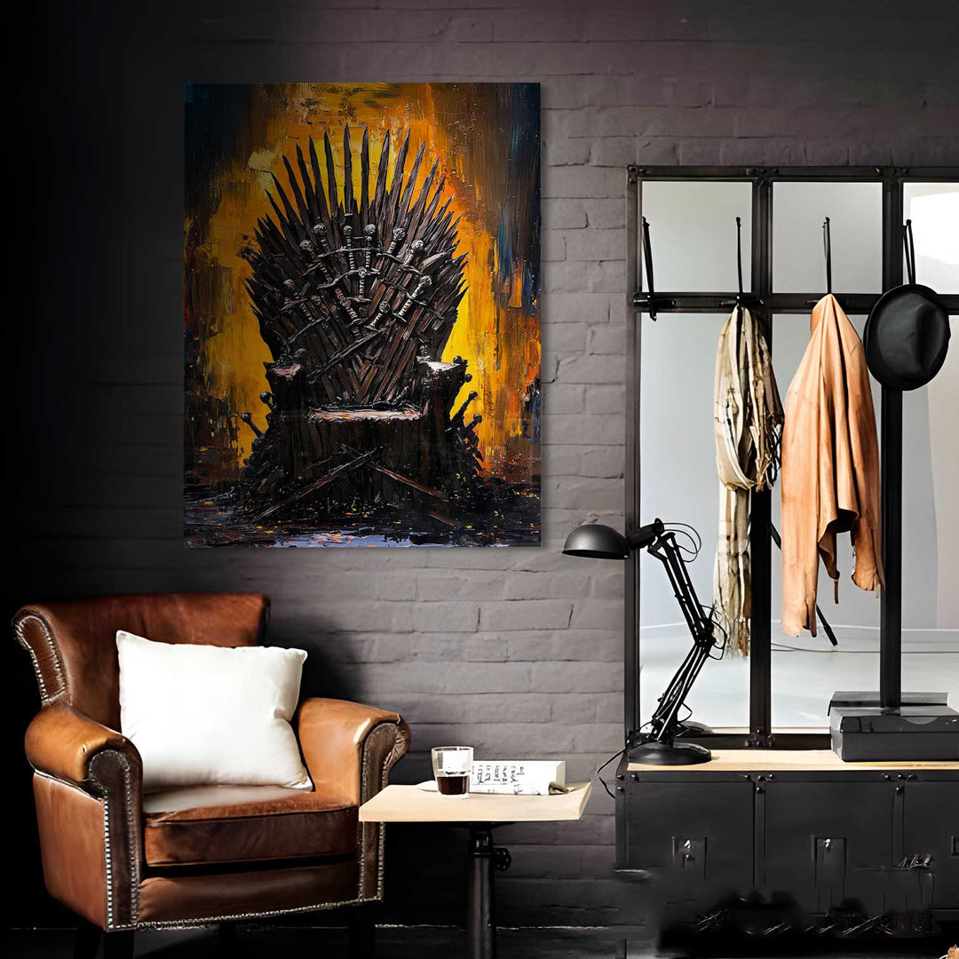 Iron Games of Throne Painting