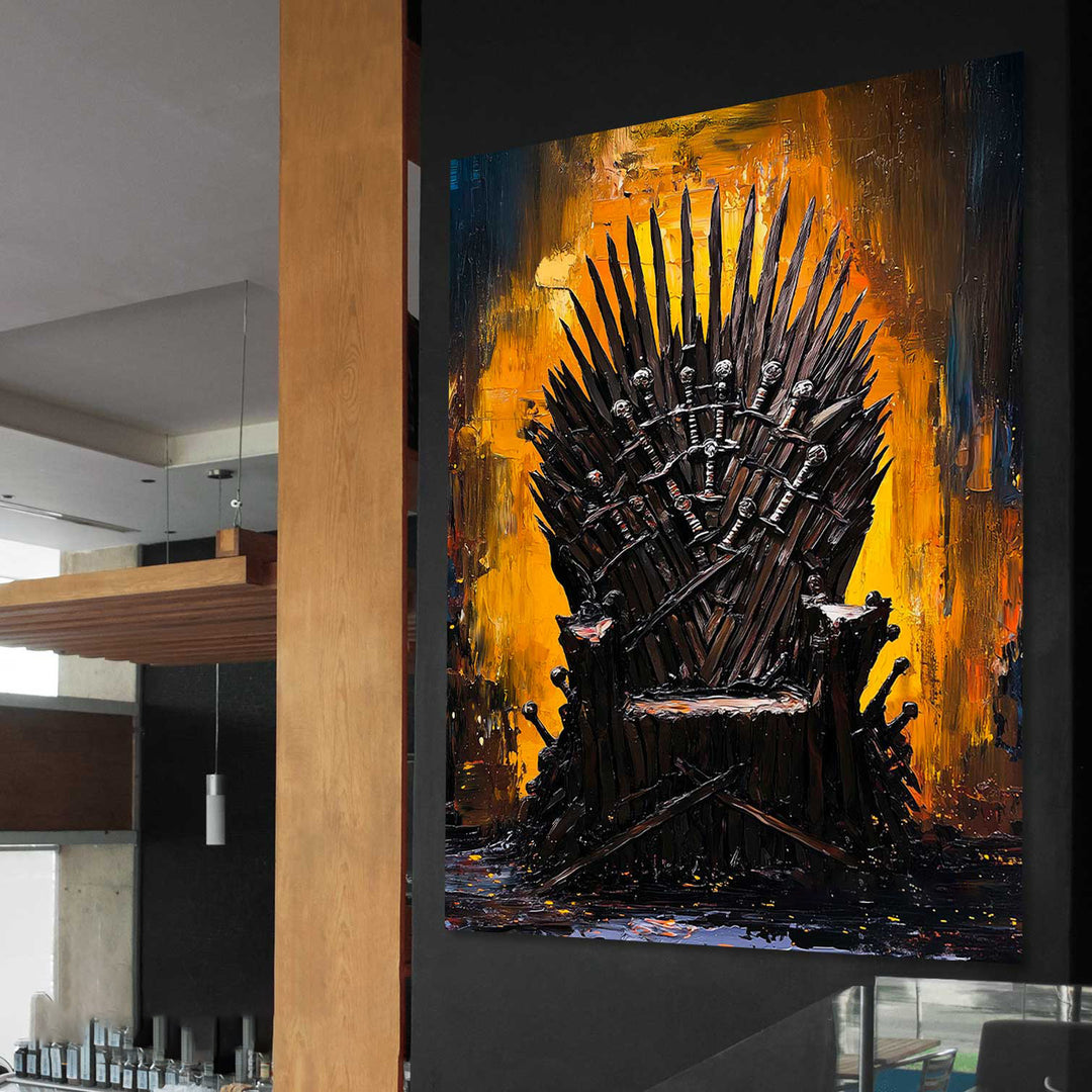 Iron Games of Throne Painting