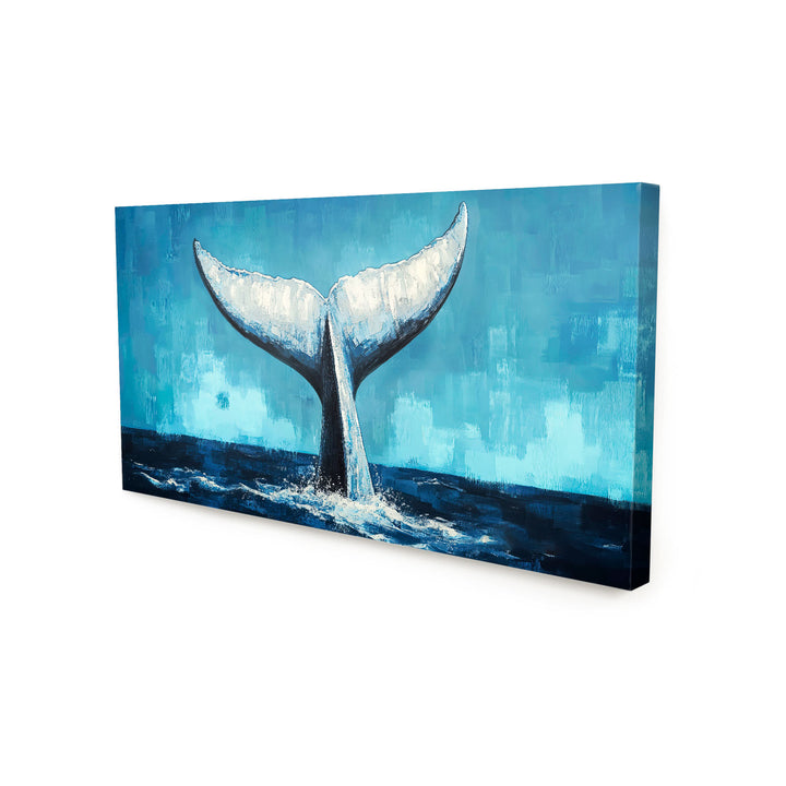 Majestic Whale Tail Painting