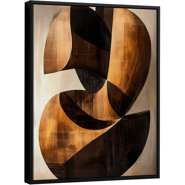 Abstract Wooden Interlacing Painting