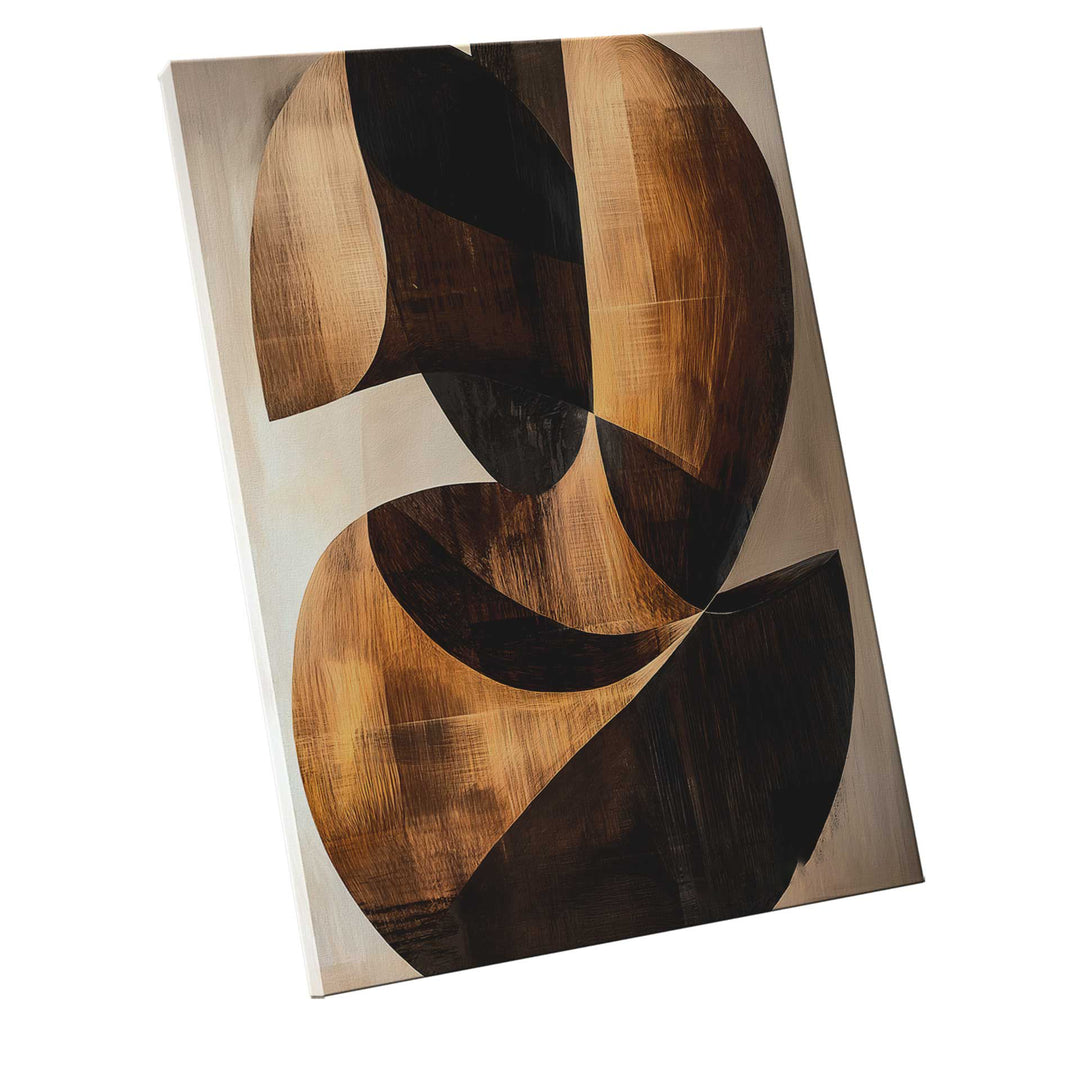 Abstract Wooden Interlacing Painting