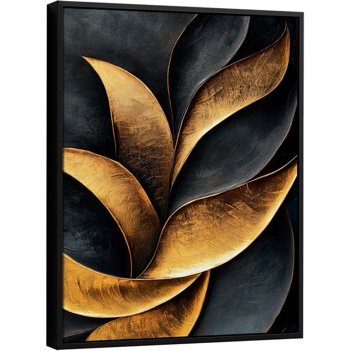 Abstract Painting Growing Foliage