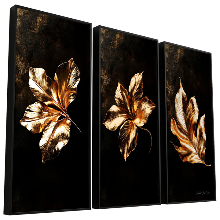 Harmony Frame of Golden Leaves 3 Pieces