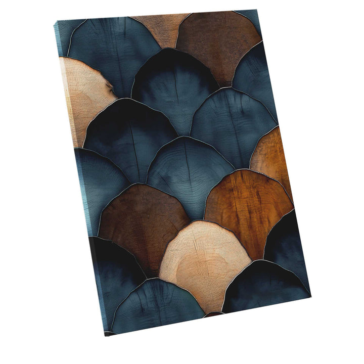Abstract Woody Scales Painting