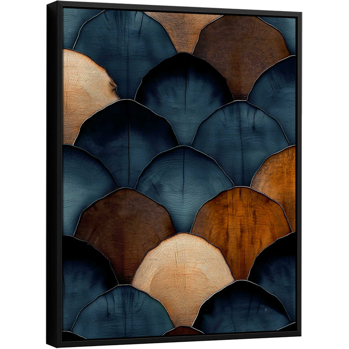 Abstract Woody Scales Painting