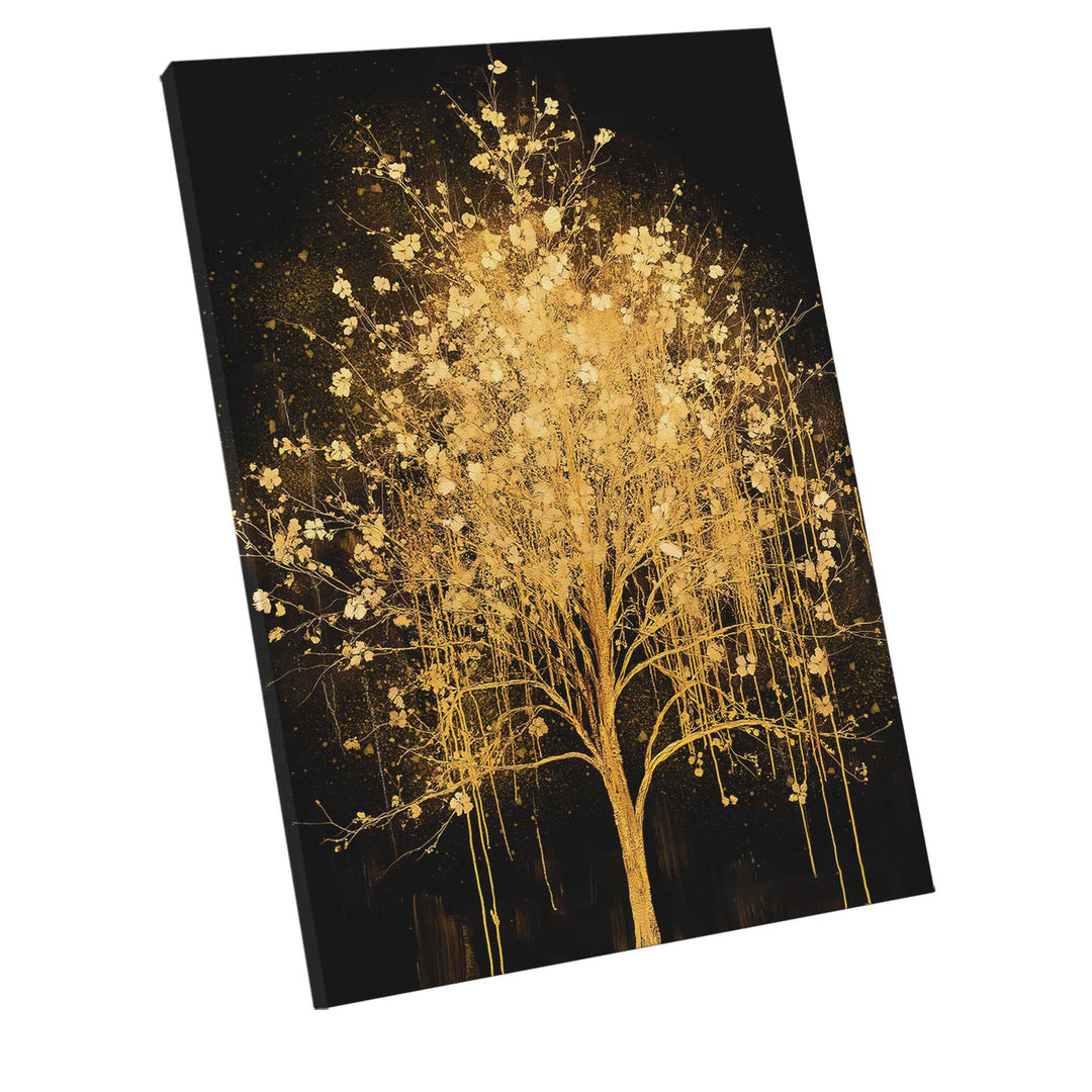 Golden Sacred Tree Painting