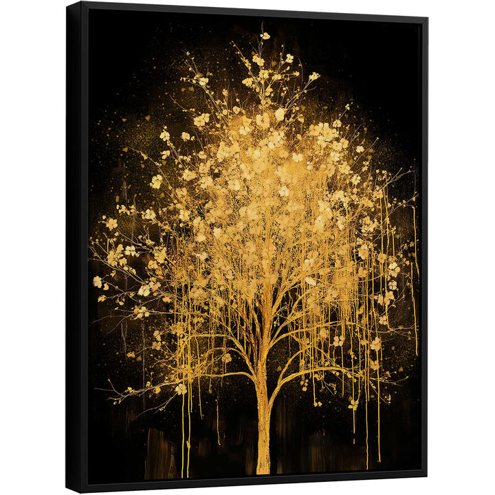 Golden Sacred Tree Painting