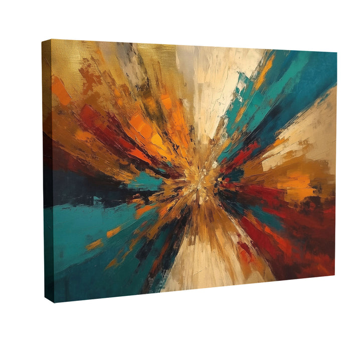 Abstract Painting Collision of Tones