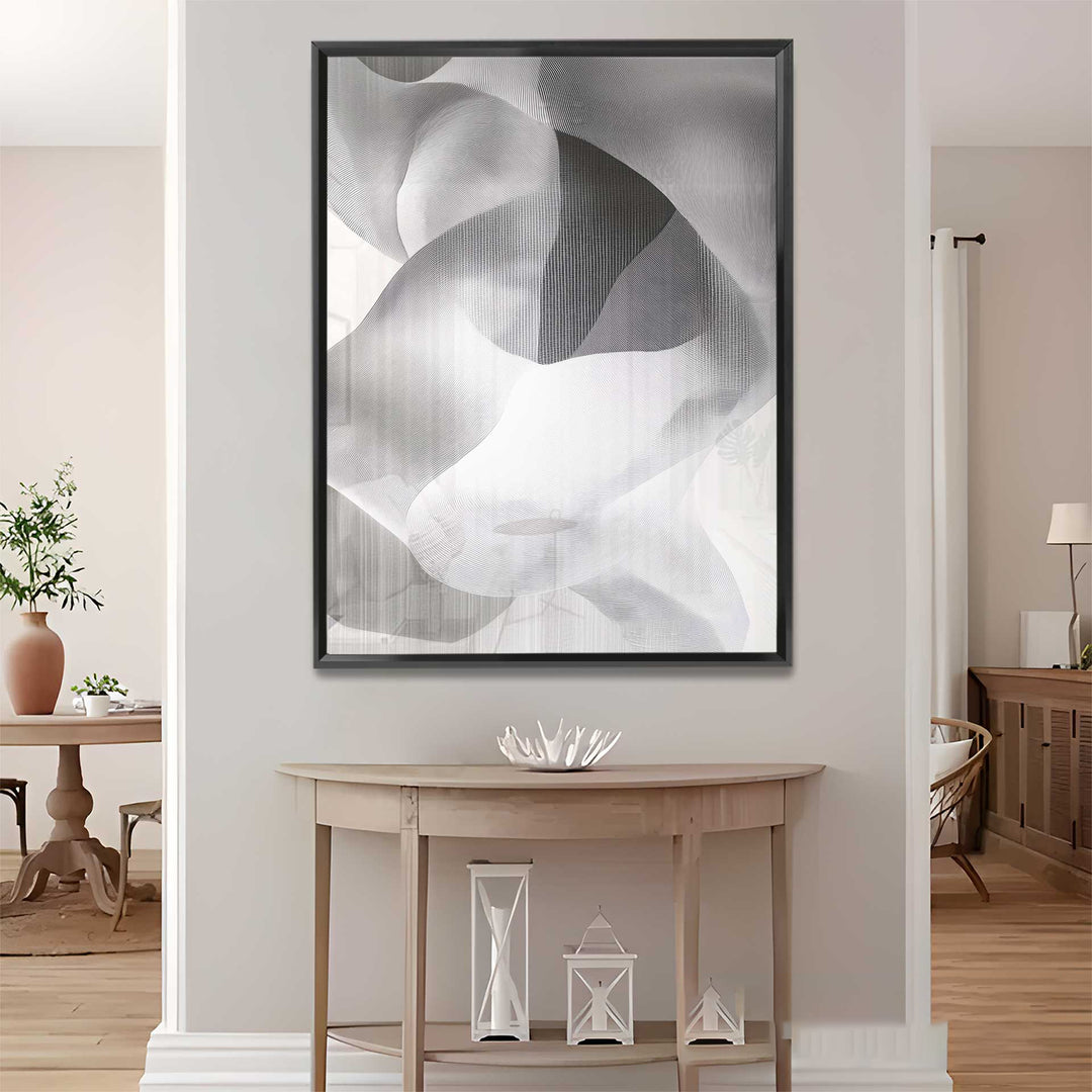 Abstract Painting Lines In Motion