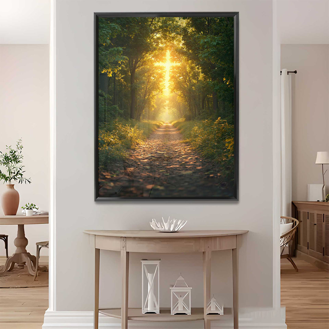 Cross in the Wood Religius Wall Art