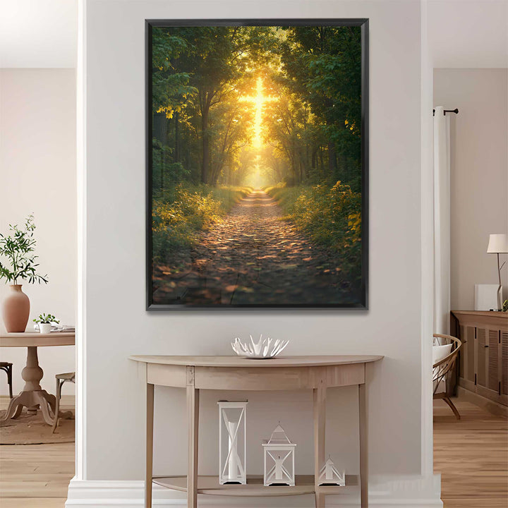 Cross in the Wood Religius Wall Art