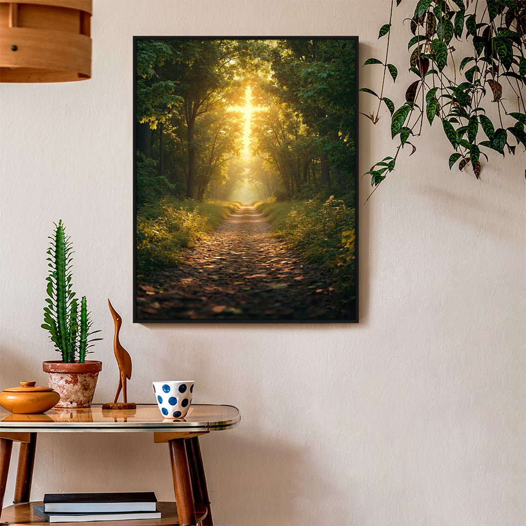 Cross in the Wood Religius Wall Art