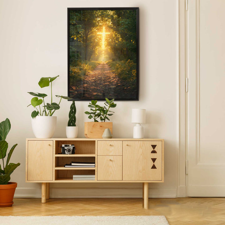 Cross in the Wood Religius Wall Art