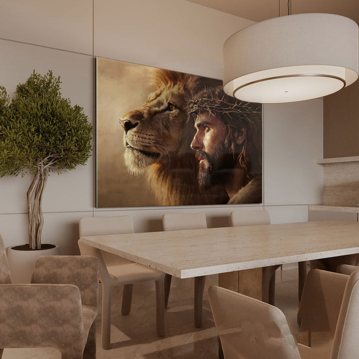 The Lion of Judah in Christ Canvas Print