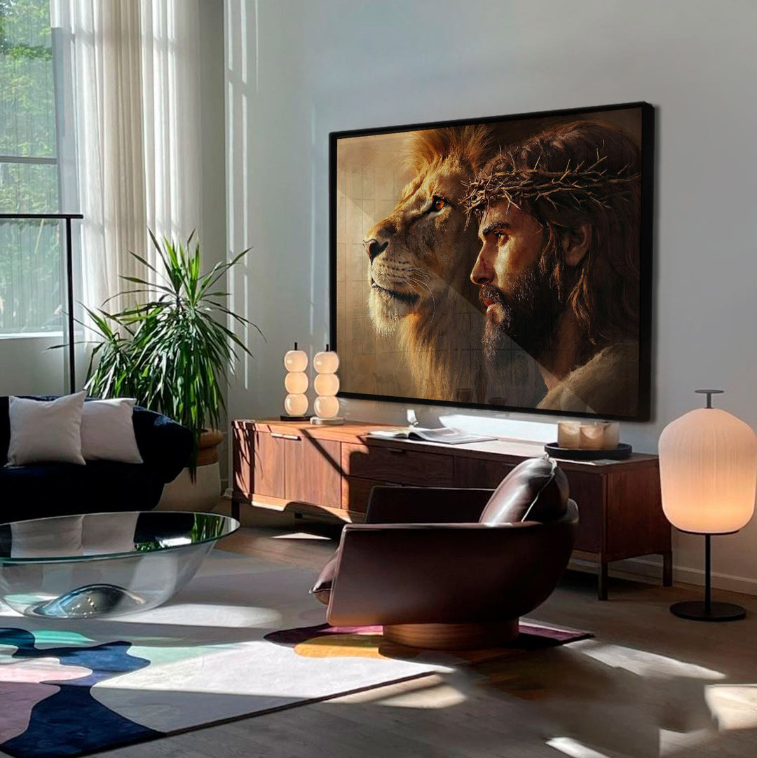 The Lion of Judah in Christ Canvas Print
