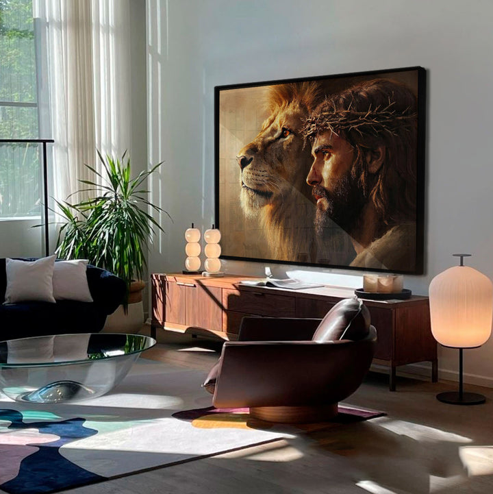 The Lion of Judah in Christ Canvas Print