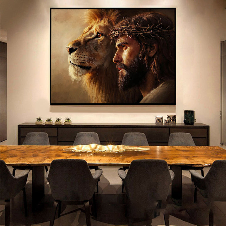 The Lion of Judah in Christ Canvas Print