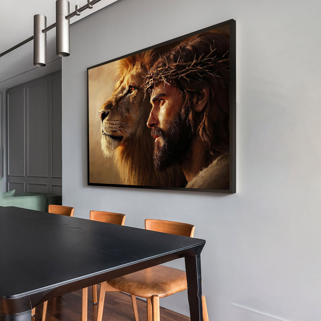 The Lion of Judah in Christ Canvas Print
