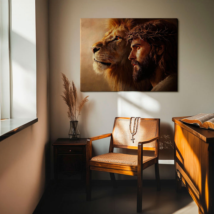 The Lion of Judah in Christ Canvas Print
