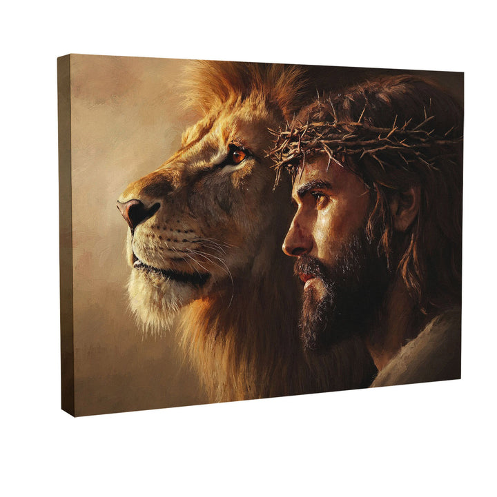 The Lion of Judah in Christ Canvas Print