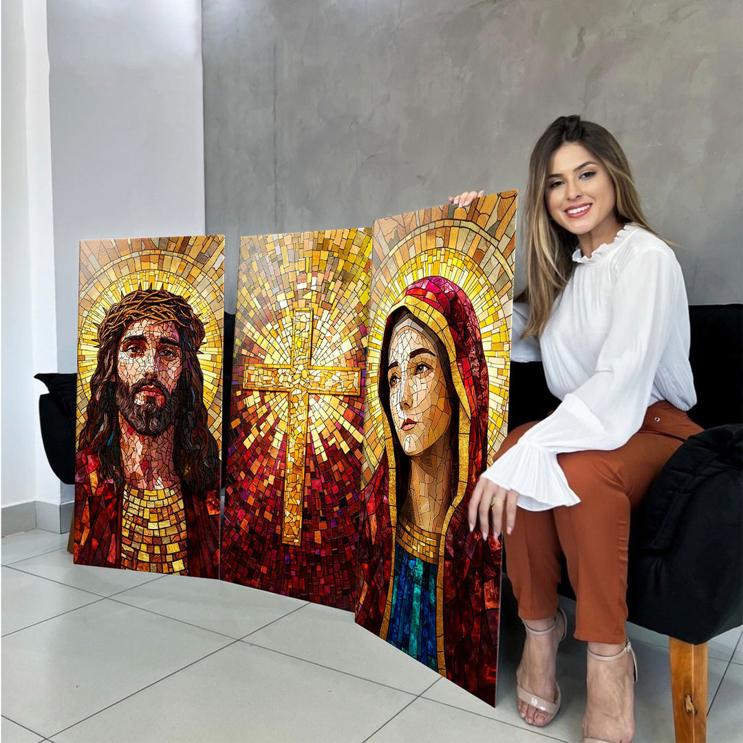 Vitrart Holiness Frame 3 Pieces