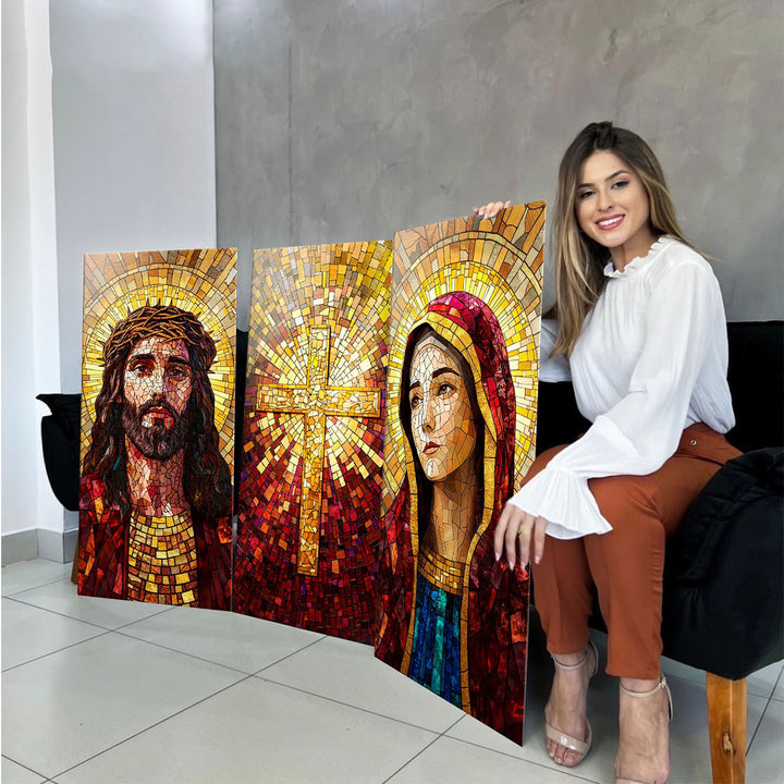 Vitrart Holiness Frame 3 Pieces