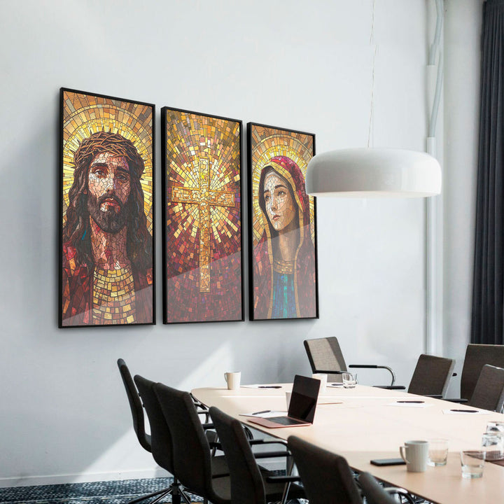 Vitrart Holiness Frame 3 Pieces