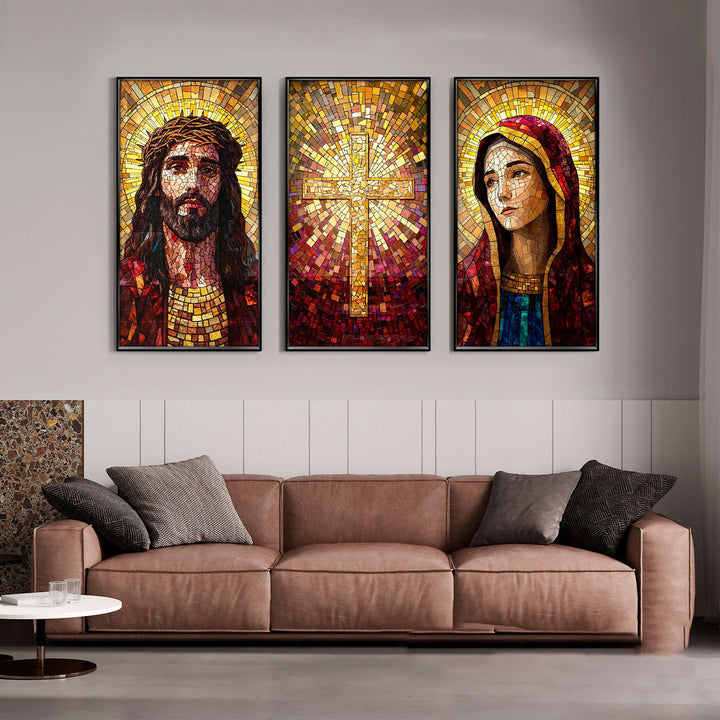 Vitrart Holiness Frame 3 Pieces