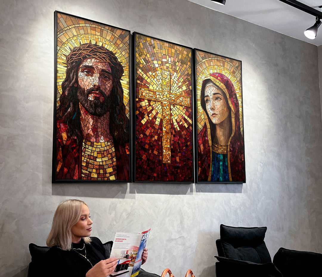 Vitrart Holiness Frame 3 Pieces