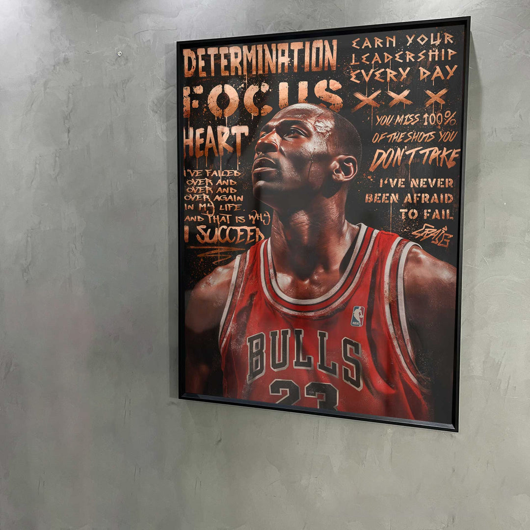 Michael Jordan Graffiti Painting
