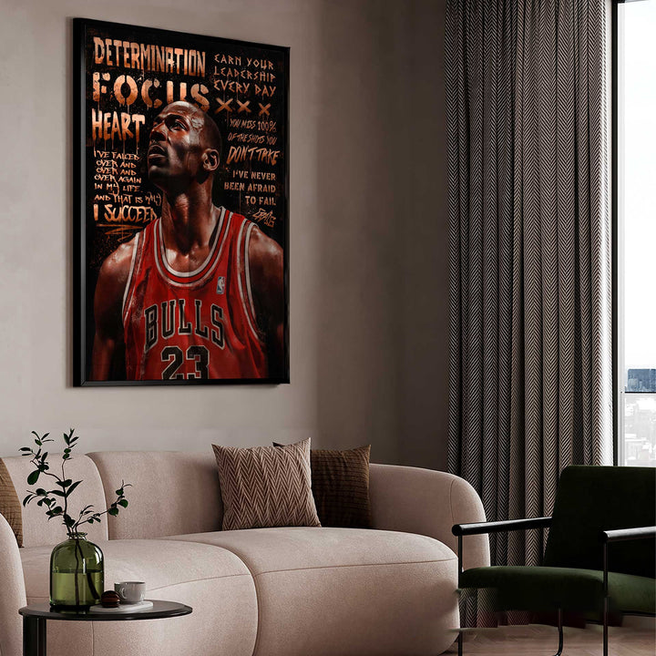 Michael Jordan Graffiti Painting