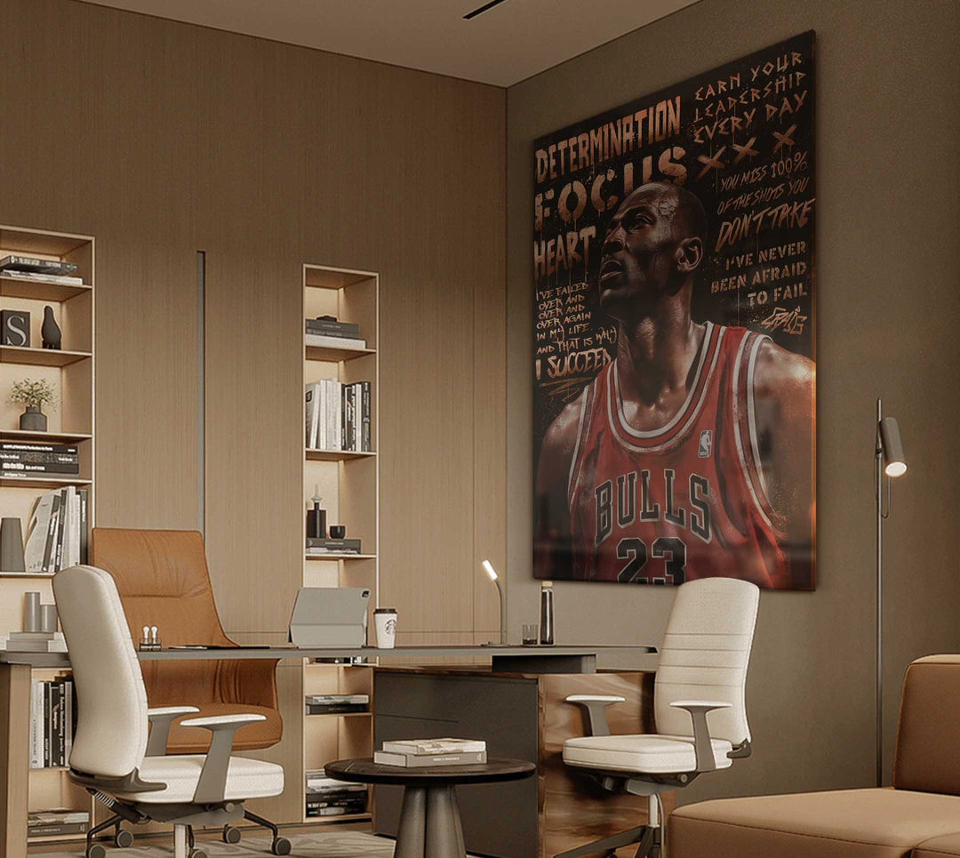 Michael Jordan Graffiti Painting