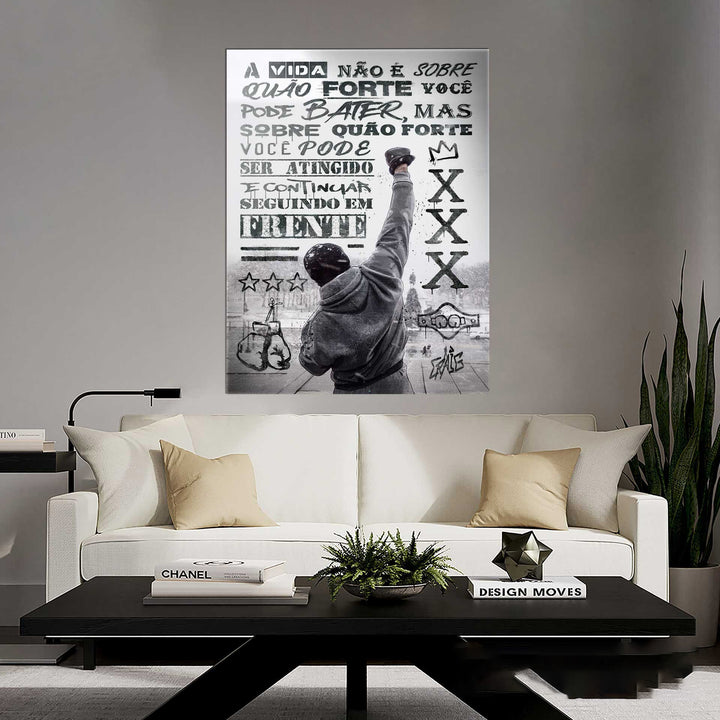 Rocky Balboa Motivational Canvas Wall Art