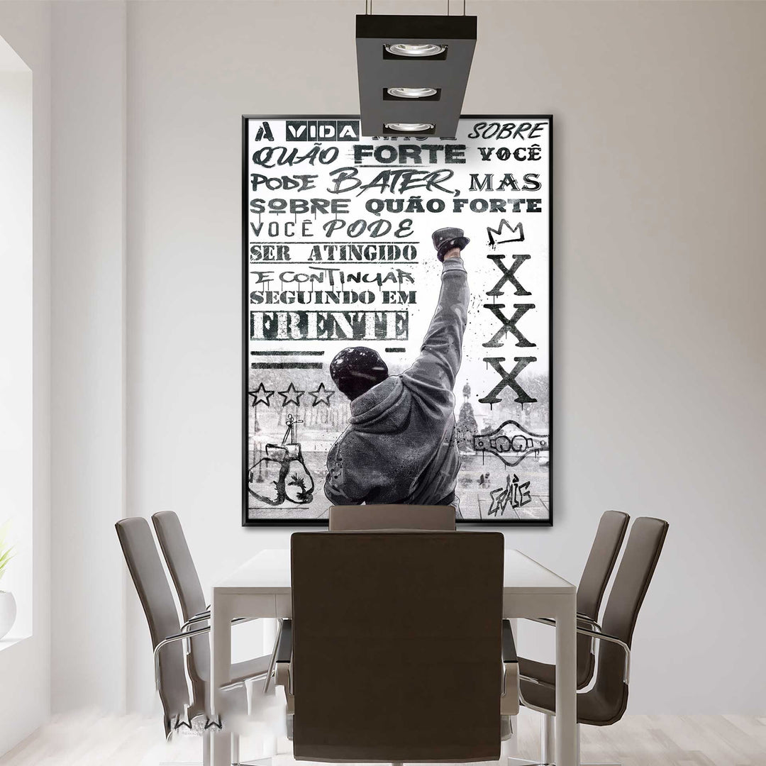 Rocky Balboa Motivational Canvas Wall Art