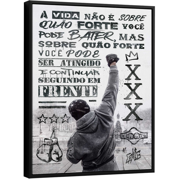 Rocky Balboa Motivational Canvas Wall Art