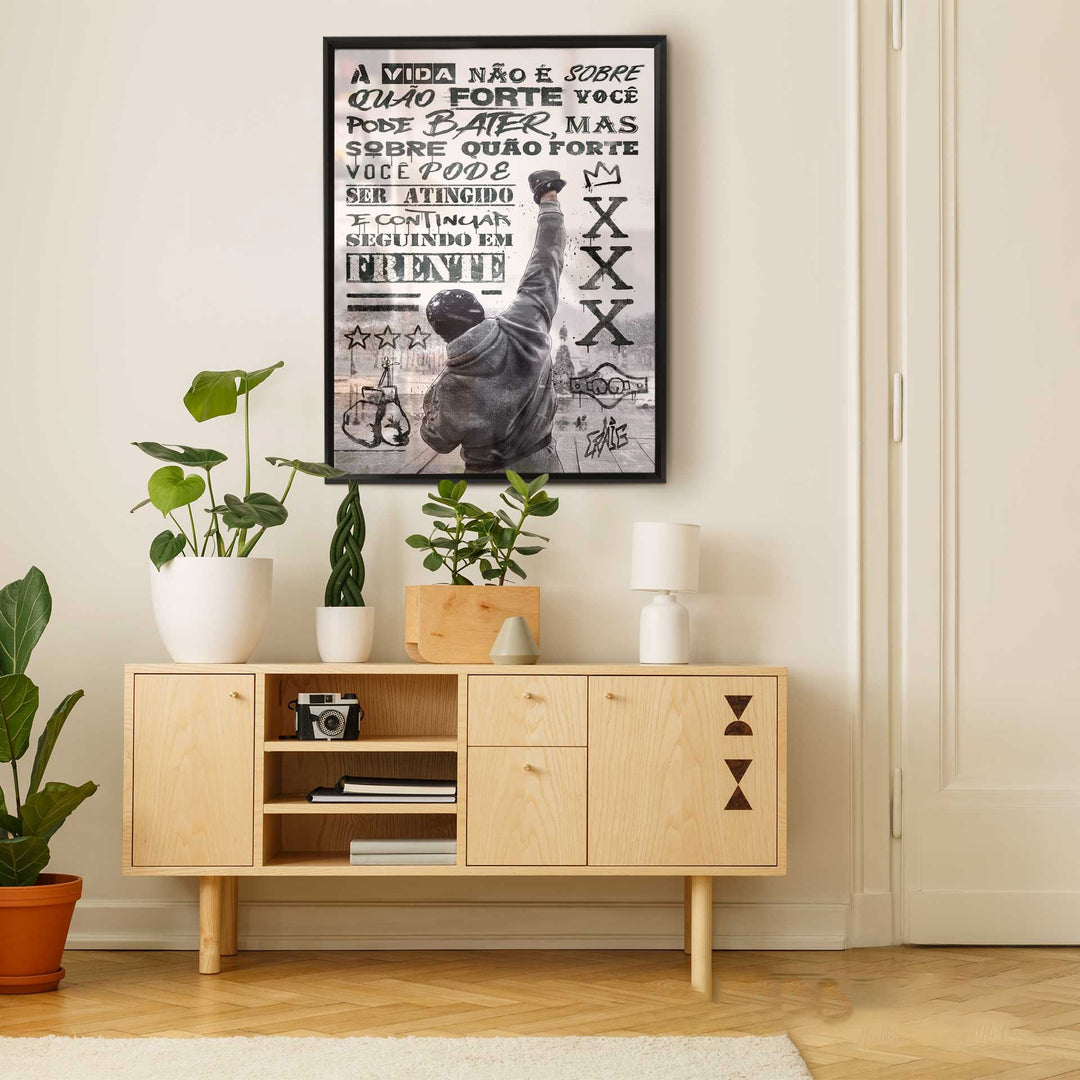 Rocky Balboa Motivational Canvas Wall Art