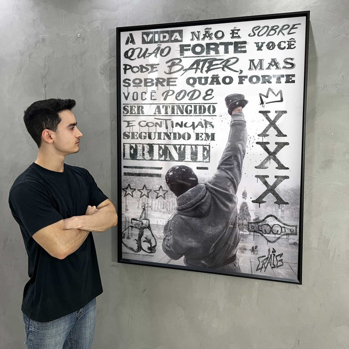 Rocky Balboa Motivational Canvas Wall Art
