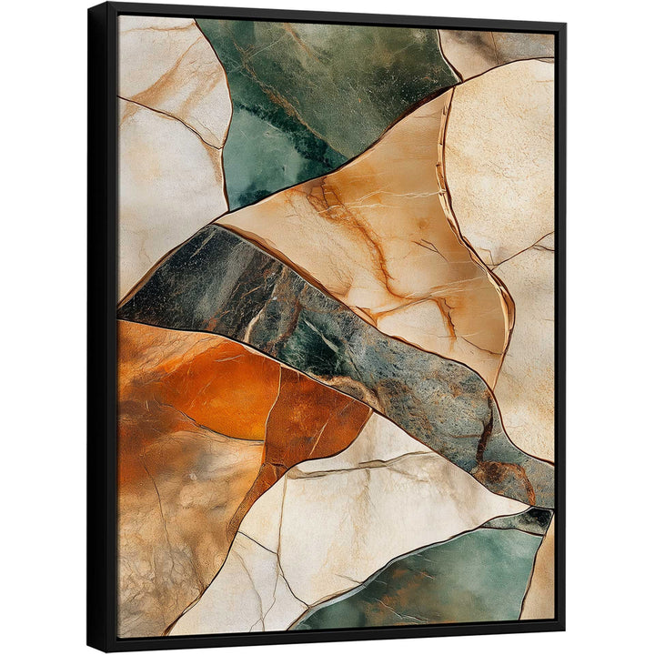 Abstract Colorful Marble Lines