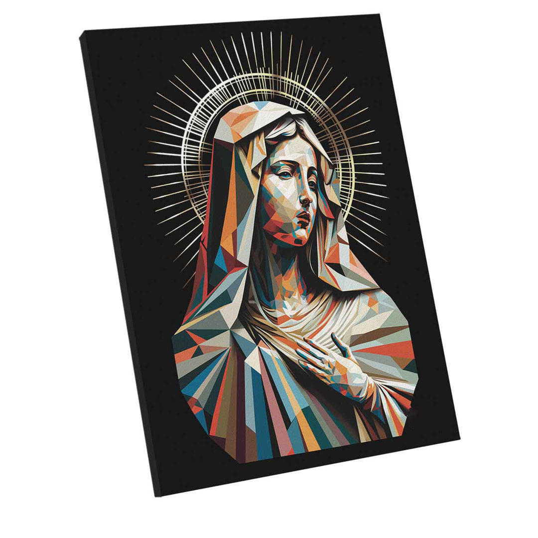 Virgin Mary Catholic Wall Art for Modern Homes  Mother Mary Home Decor