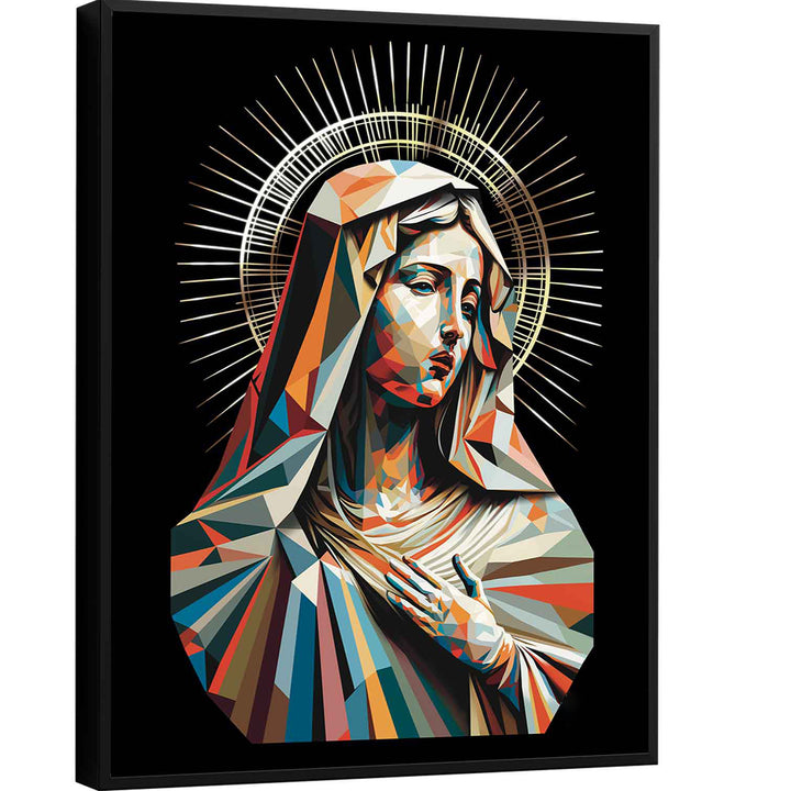 Virgin Mary Catholic Wall Art for Modern Homes  Mother Mary Home Decor