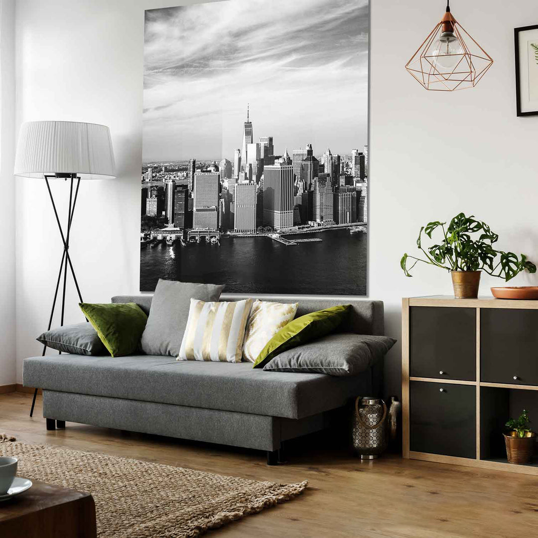 NYC City View Vintage Canvas Print